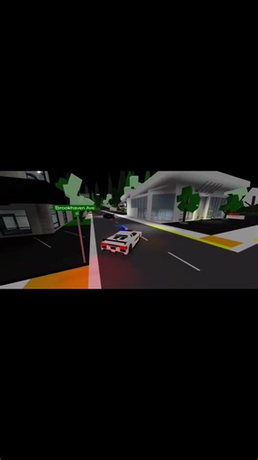 POLICE CHASE IN BROOKHAVEN #roblox #chase #brookhaven #game #racer #policeman #police