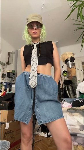 easy jeansrock aus stoffrest?! 🪡