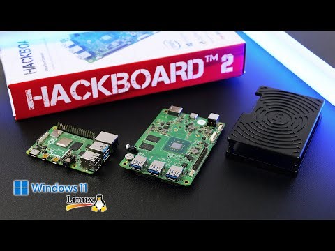 HACKBOARD 2 First Look! An All New X86 SBC That Runs Windows Or Linux! Hands-On Test