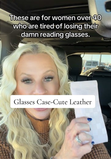No one warns you that the second you turn 40 you’ll need reading glasses AND lose them 12 times a day. These don’t come with a case… so I fixed the problem myself. Cute, slim, automatic close, and now my readers finally stay where I put them. If this offends you, it’s because you also can’t find your glasses. #tiktokshopholidayhaul #holidayhaul #tiktokshopcreatorpicks #over40problems #momlife