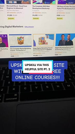 Enjoy learning!! ✨🙌 Like and follow for more!! #onlinecourse #freecourse #freeonlinecourse #upskill #freelance #freelancing #freelancer #tricks #tips #recommendation #executiveassistant #virtualassistant #careertok #edutok #udemy #newbie #brayarn #brayarntutorial #digital #socialmediamarketing