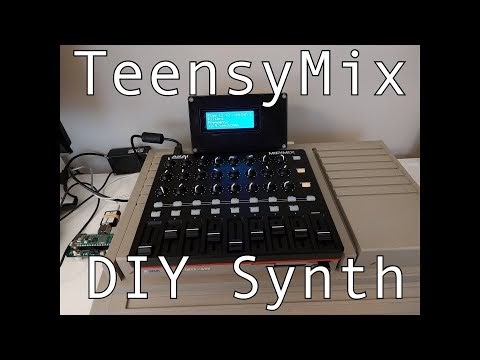TeensyMix Synth - DIY 8 Voice Synthesizer