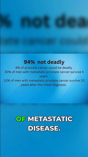 What The Survival Data Actually Shows About Prostate Cancer #health #medical