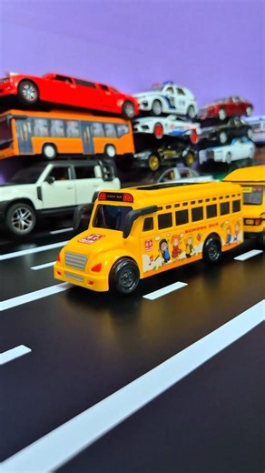 Amazing School Bus Toy Collection | Kids Playtime Fun