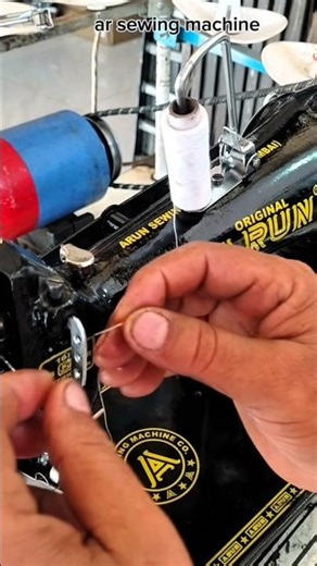 how to thread a sewing machine 💯✅ #viral #video #sewing #machine #repair #machine#ar sewing