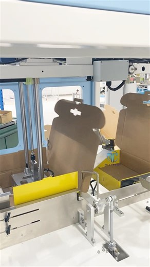 Color box tray former #boxfoldingmachine #machine #automation