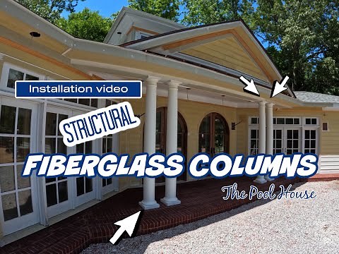 STRUCTURAL fiberglass columns