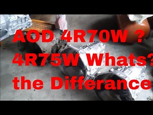 Transmission Parts ID AOD AODE 4R70W 4R75W 7 CASES