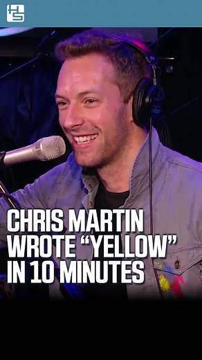 Chris Martin explains how he wrote the Coldplay hit “Yellow” in just 10 minutes while chatting with Howard Stern back in 2011. | The Howard Stern Show