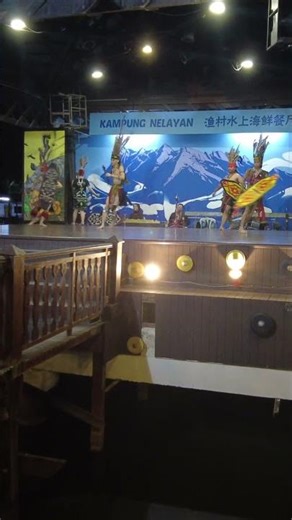 🔥 Cultural Dance at Nelayan Floating Restaurant! #shortsviral #shorts