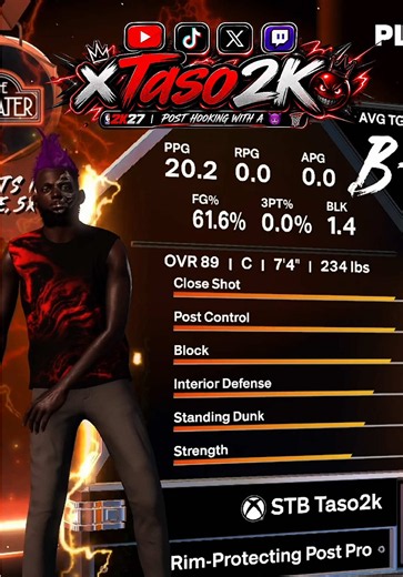 Best 7'4 Post Scoring Build for NBA 2K27 | xTaso2k Guide