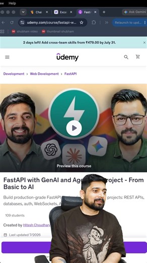 Udemy course on FastAPI