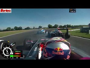 MSA Formula F4 9.8.15 Snetterton Race 2 Dan Ticktum onboard by Shuntmonkey