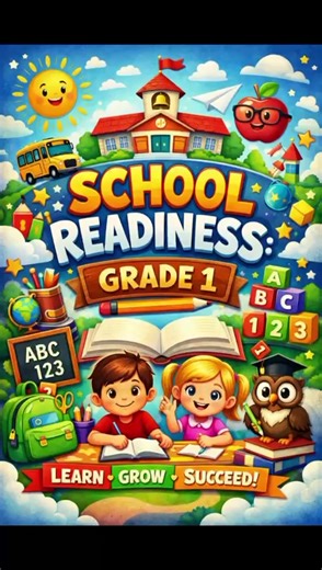 Big school, big adventures! See how we get Grade 1 learners ready to shine 🌟 #SchoolReady #Grade1Fun”