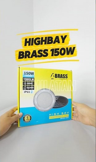 LUMINARIA HIGHBAY LED 150W BRASS ⚡️ LINK EN LA DESCRIPCIÓN