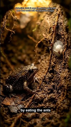 A Tiny Frog Lives In A Tarantula's Home — And Doesn't Get Eaten 🐸