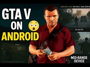GTA V on Android(Tamil) | I Tried Running GTA 5 on a Mid-Range Phone 😱
