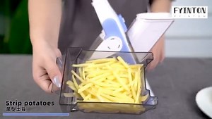 Watch Adjustable Slicer Safe Vegetable Cutter Slicer Kitchen Tool on Amazon Live