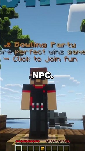 I found a Bowling Alley in Minecraft?! 🎳 #minecraft #mcserver #serversetup