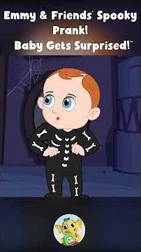Emmie’s Halloween Prank! 🎃👻 Baby Gets Spooked & Laughs! 😂 | Funny Kids Short