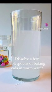 Did you know that baking soda and vinegar can make candy hearts DANCE? It’s true! This dancing candy heart experiment is as easy to set up as it is dazzling to watch. ou have probably seen this done online before with corn (fun fact: we did this before with corn, and @armandhammer reached out to us to ask if they could use our video!), and candy hearts are pure joy. I remember the first time I did this project and I was absolutely stunned. I have done a bazillion baking soda and vinegar experime