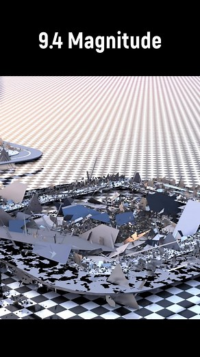 Comparación de Tamaños de Terremotos en Edificaciones Reales