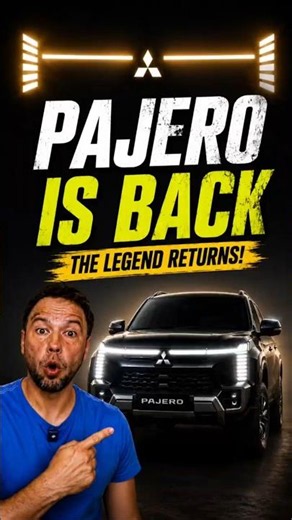 PAJERO IS BACK! 😱 The SUV Legend Returns in 2026! #shorts