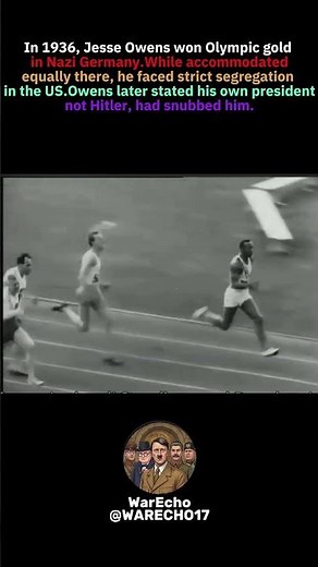 Segregated at Home: The 1936 Reality of Jesse Owens #history