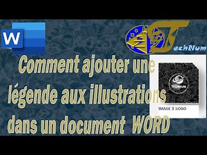 Comment insérer une légende dans Word