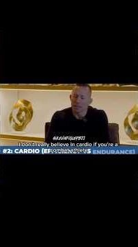 GSP doesn't believe in cardio for combat sports?
