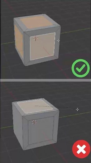 You Are Insetting Faces Wrong in Blender #blender #shorts #tutorial