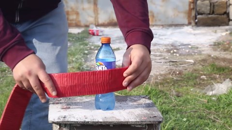 Explosive Watermelon Showdown: Firecrackers vs Fruit!