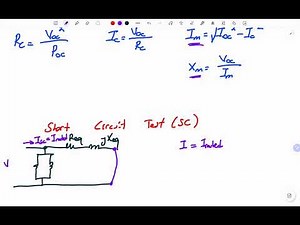 The determination of transformer equivalent circuit parameters