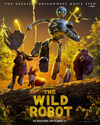 The Wild Robot: The Wild Robot: Official Clip - Roz & Fink Save the Animals