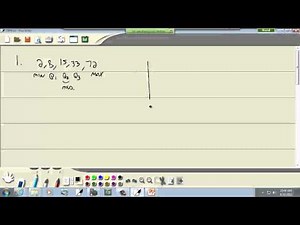 Elementary Statistics: The Five Number Summary and Boxplots