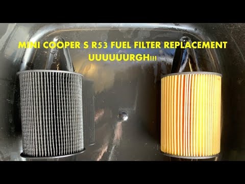 How to replace the fuel filter in a Mini Cooper S R53
