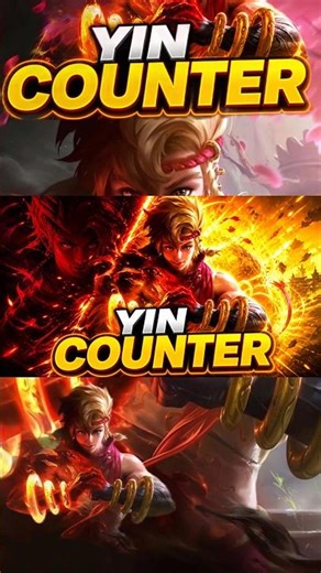 Top 3 Heroes That COUNTER Yin 😱 | Alpha, Argus, Minsitthar | MLBB #mobilelegends #mlbb