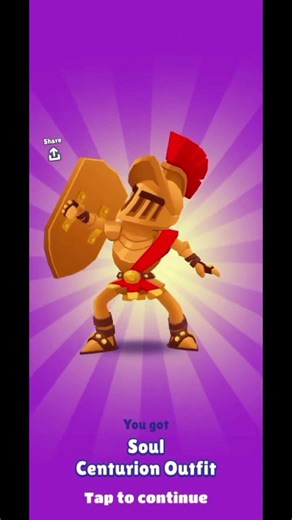 Subway Surfers Unlocking Soul Centurion Outfit From Floor Is Lava || #subwaysurfers #shorts