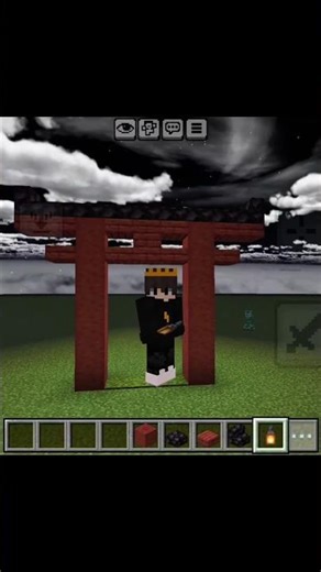 Minecraft simple japanese arch⛩️ build !!