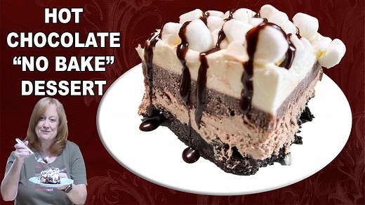 9.8K views · 671 reactions | Hot Chocolate Dessert Lasagna. Layers of Deliciousness. "No Bake" Recipe. https://catherinesplates.com/hot-chocolate-dessert-lasagna/ | Catherine's Plates | Facebook