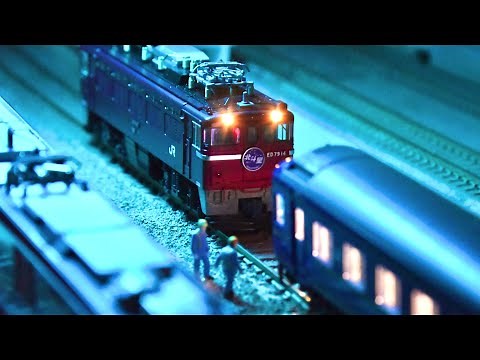 【Nゲージ】寝台特急『北斗星』走行動画 (ED79/DD51）