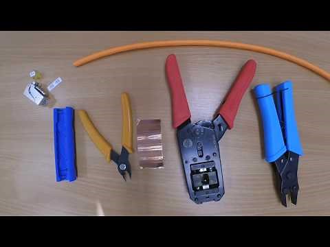 EasyLan® RJ45 preLink Keystone Modul Kat. 6A ISO/IEC Montage