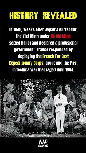 How the First Indochina War Began #history #facts
