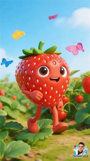 Fruit Names for Kids 🍎🍉🍓 | Mango, Watermelon, Strawberry, Apple, Pineapple
