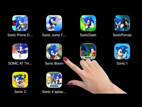 Sonic Prime Dash Jump Fever Sonic Forces Sonic at the Olympic Games Sonic Boom Sonic CD Sonic 1-2-4