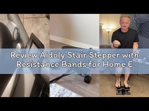 Review Aidoly Stair Stepper with Resistance Bands for Home Exercise, Mini Stepper Machine for Indoor
