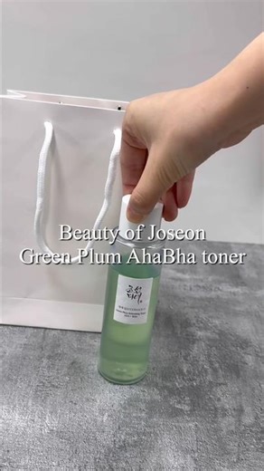 Beauty of Joseon Green Plum AHA+BHA Toner Review #toner #kbeauty #koreanskincare
