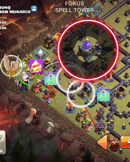OP parah ni gear Rocket Backpack Giant Arrow. enjoy! #clashofclans | Clash Of Clans