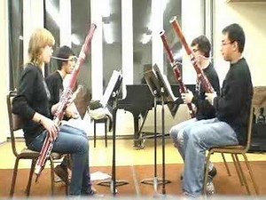 Super Mario Bassoon quartet