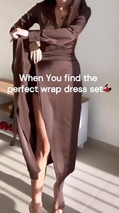 Elegant. Flattering. Effortlessly chic. The Pencil Wrap Dress Set is designed to offer a timeless silhouette and a sophisticated touch for any occasion. Crafted with comfort and style in mind — perfect for making every moment feel special. Shop the collection today and experience effortless style. | Admire me